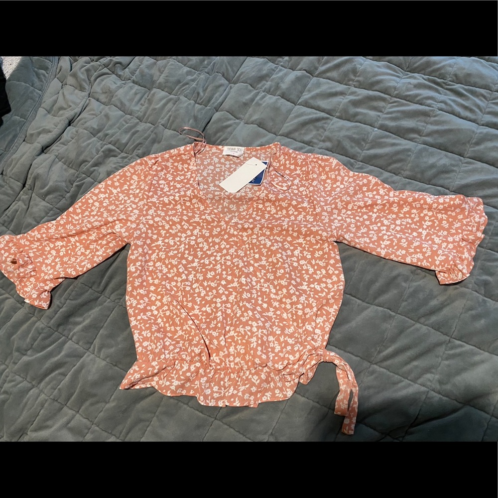 Pink floral Blouse